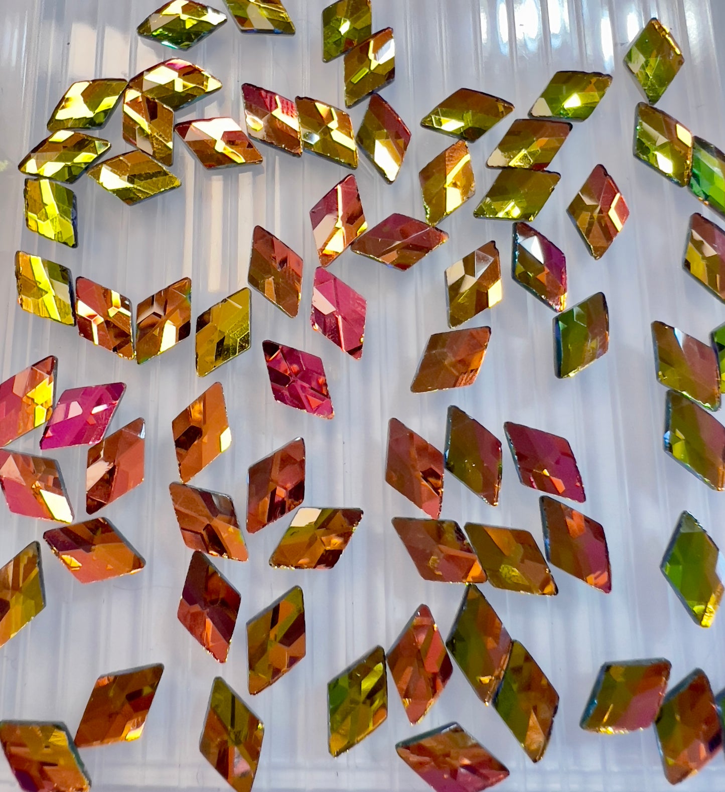 Rhombus 8x10mm K9 Glass Rhinestones