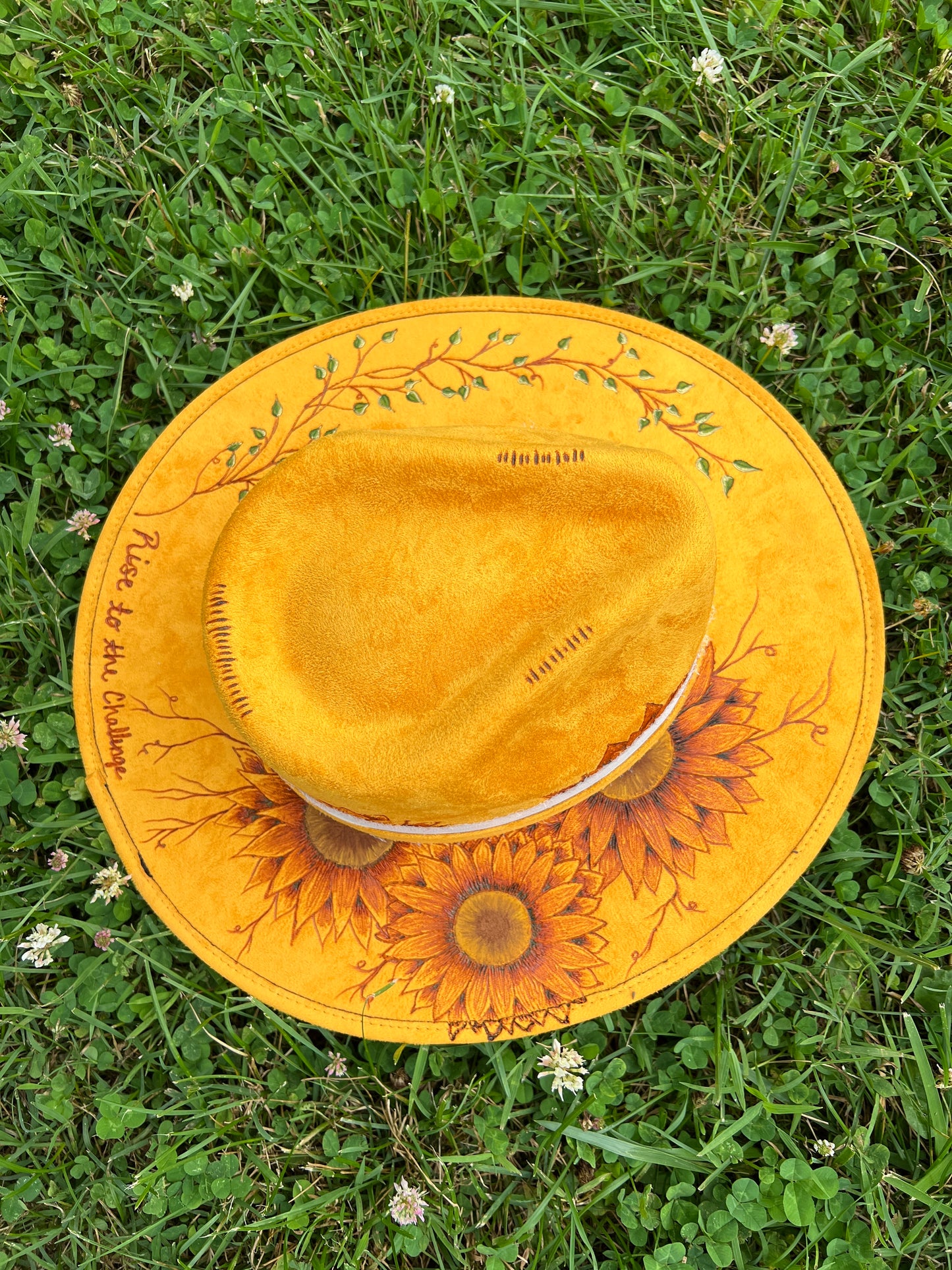 Vegan Suede Cowgirl Hat - Custom Design