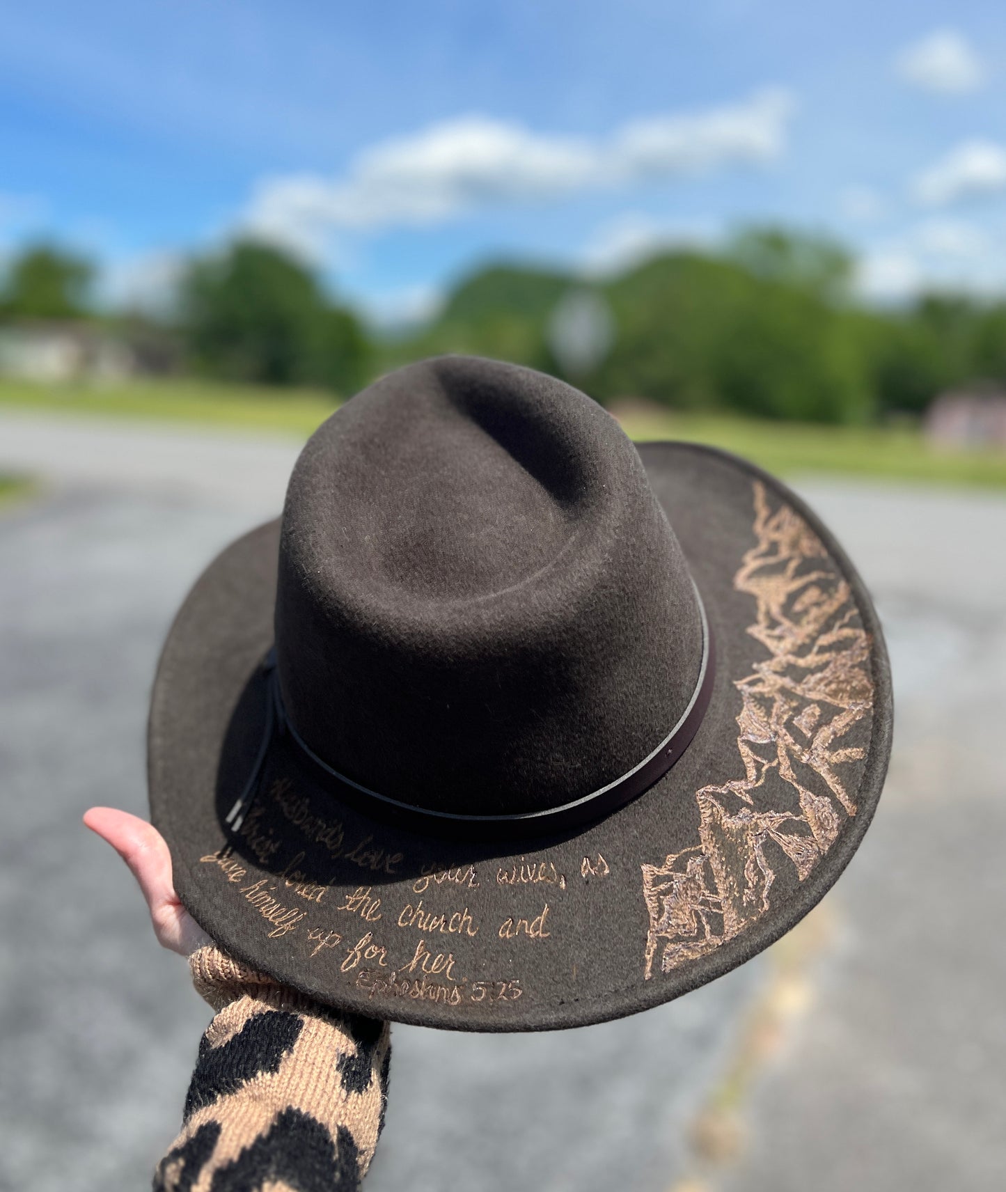 Premium Cashmere Wool Cowgirl Hat - Custom Design