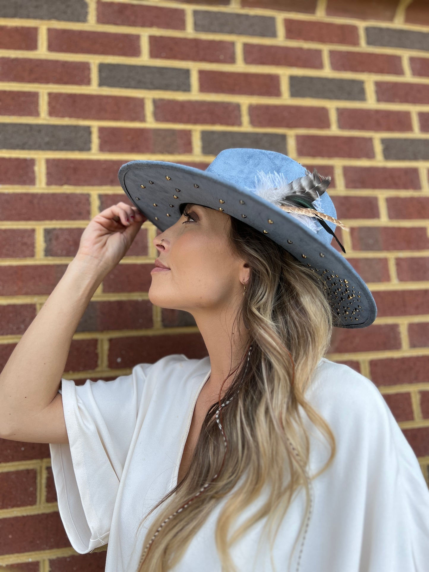 Premium Cashmere Wool Cowgirl Hat - Custom Design