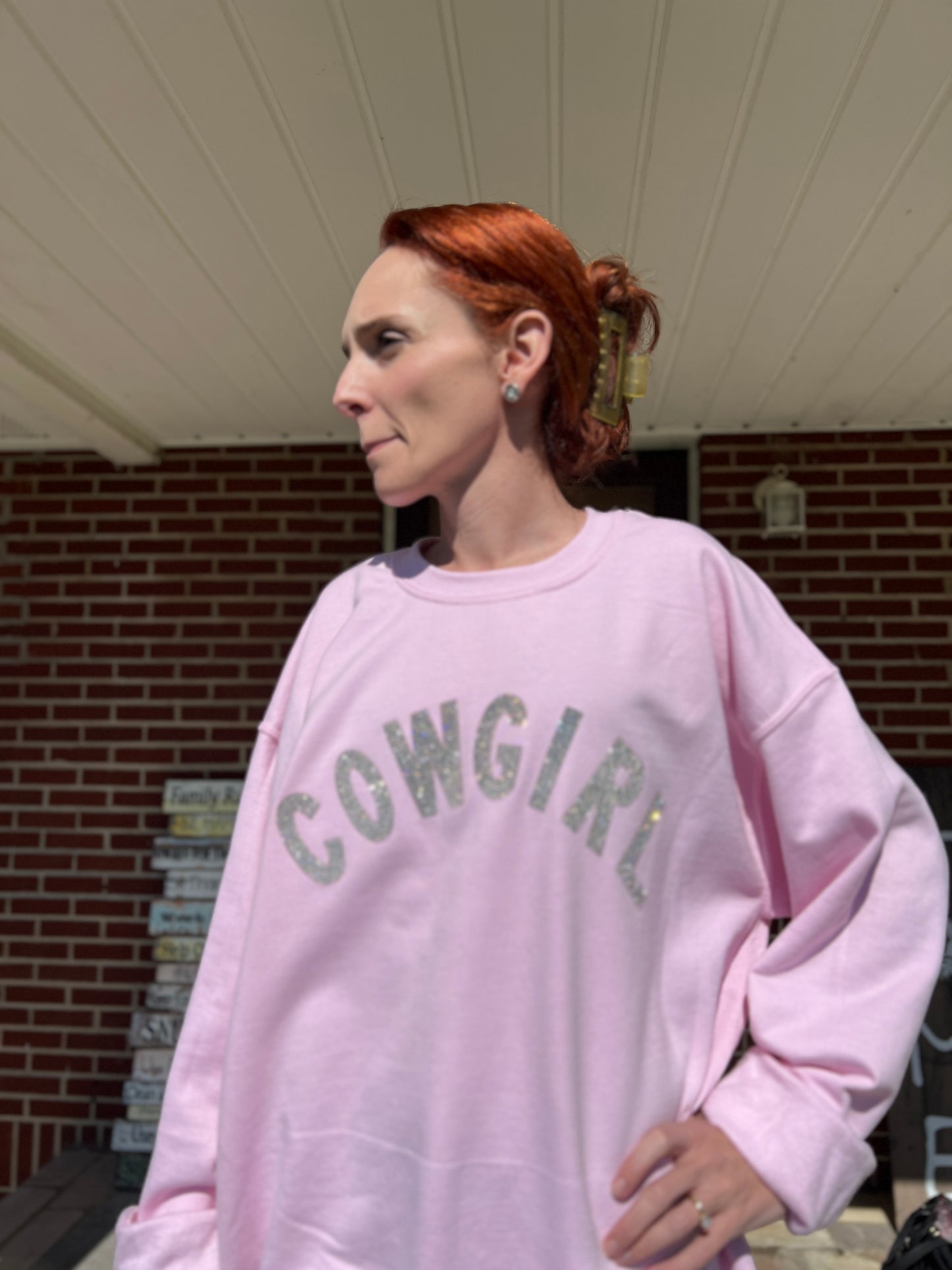 Cowgirl Rhinestone Sweatshirt
