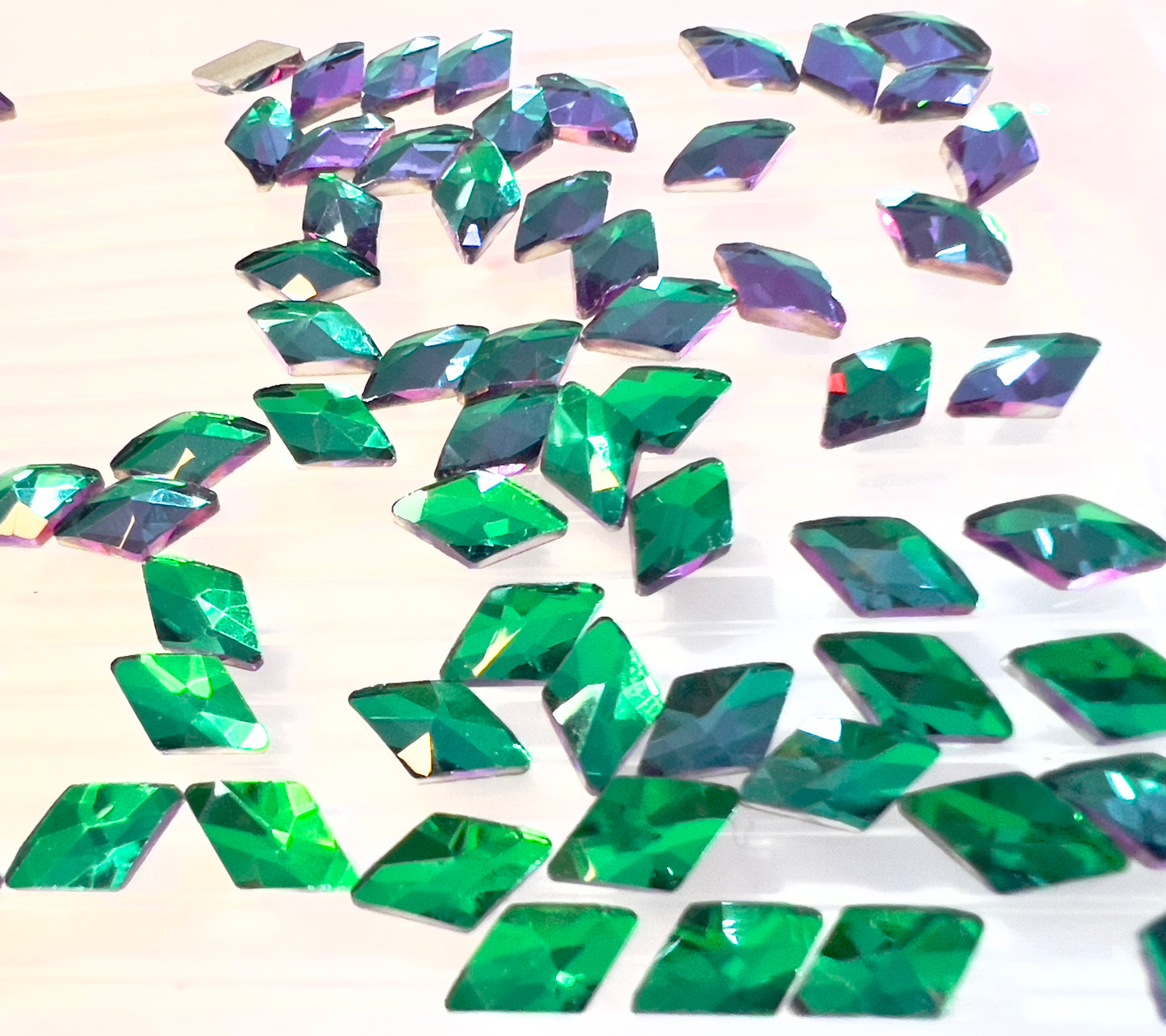 Rhombus 8x10mm K9 Glass Rhinestones