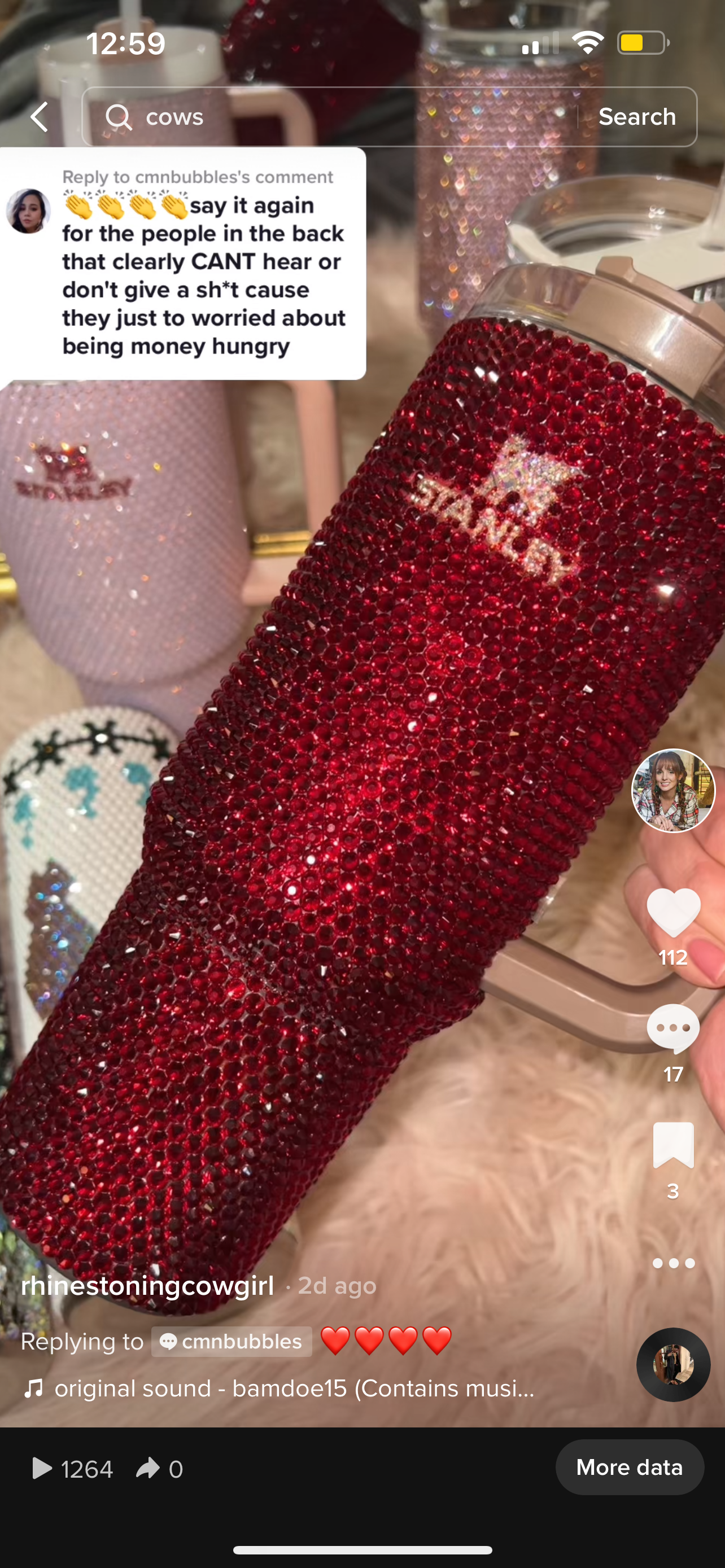 Honeycomb Bling Stanley Tumbler