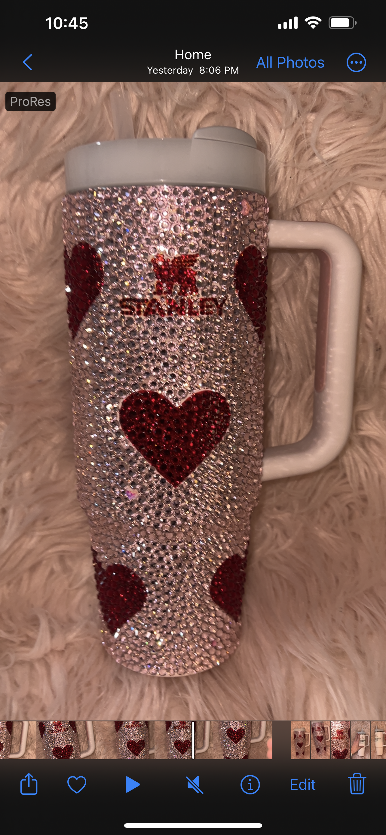 Honeycomb Bling Stanley Tumbler