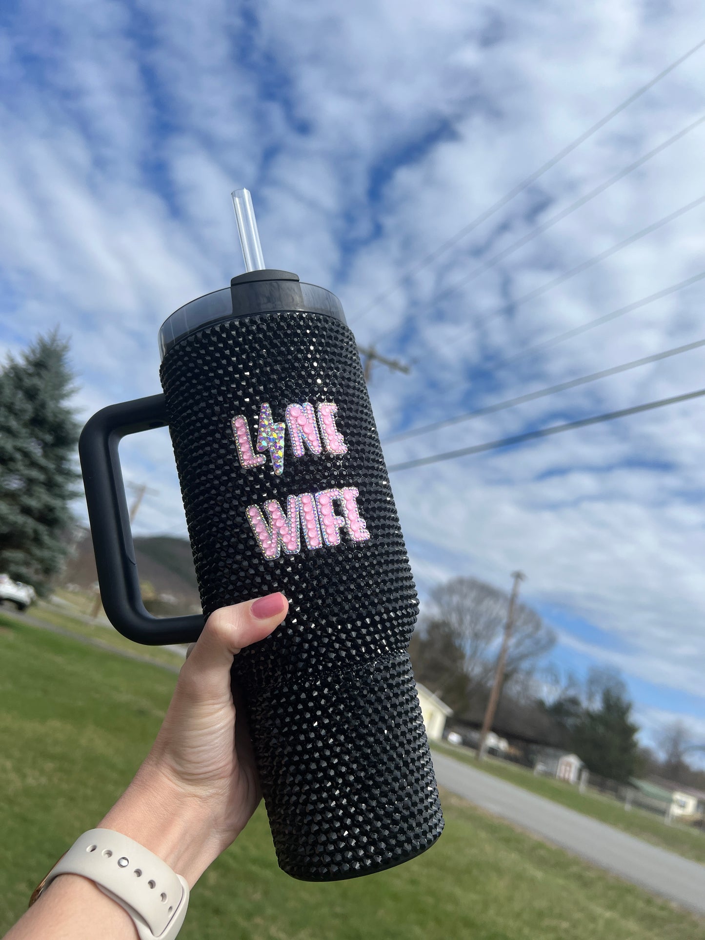 Honeycomb Bling Stanley Tumbler