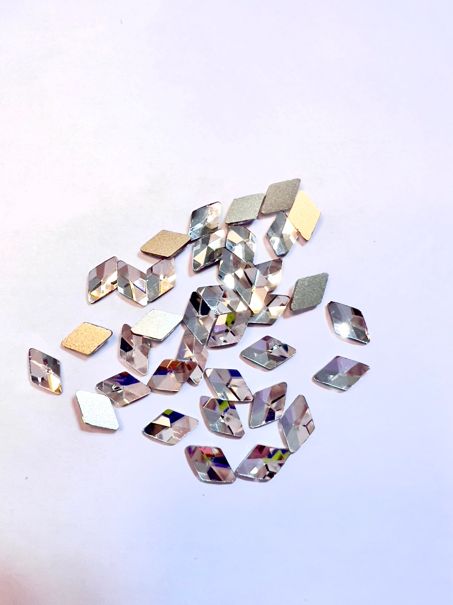 Rhombus 8x10mm K9 Glass Rhinestones