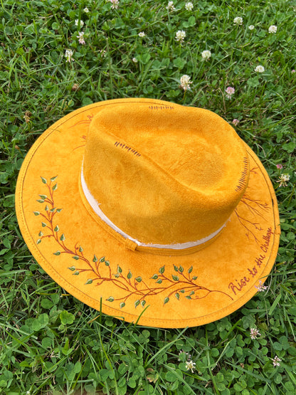 Vegan Suede Cowgirl Hat - Custom Design