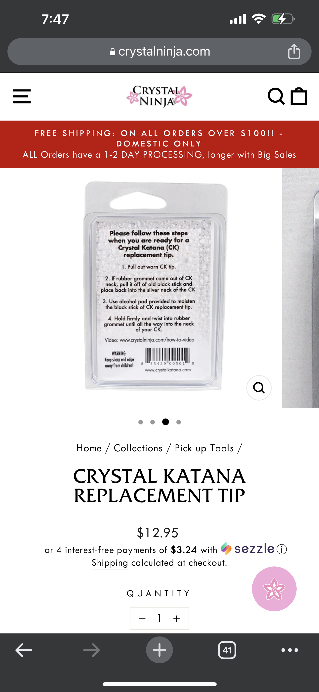 Crystal Katana by CrystalNinja